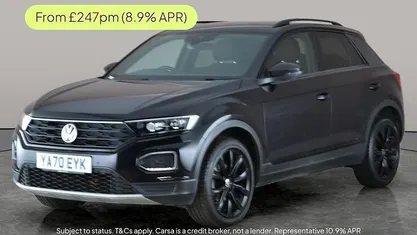 Black Used 2021 VW T-Roc Black Edition SUV | £16,243 (Fair price)