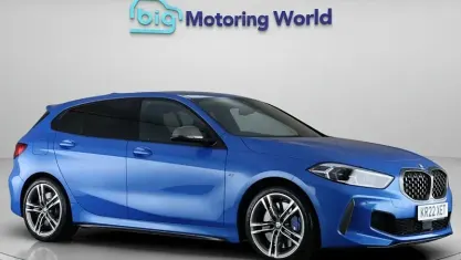 Used BMW M135 M Sport 306 HP (225 kW) 2022 Blue Hatchback