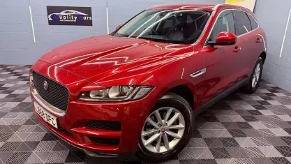 Used Jaguar F-Pace Prestige 180 HP (132 kW) 2019 Red SUV