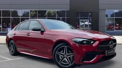 Red Used 2024 Mercedes C300e AMG Line Premium Plus Sedan | £40,991 (Fair price)