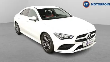 White Used 2022 Mercedes CLA180 AMG line Sedan | £23,249 (Fair price)