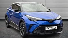 Nebula blue Used 2022 Toyota C-HR Sport SUV | £23,495 (Fair price)