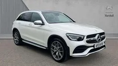 White Used 2021 Mercedes GLC300 AMG Line Premium SUV | £33,780 (Fair price)