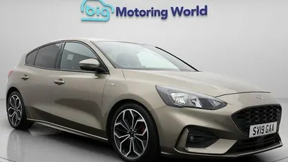 Silver Used 2019 Ford Focus ST-Line X Hatchback | £11,600 (Fair price)