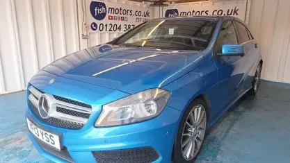 Used Mercedes A220 AMG 170 HP (125 kW) 2013 Blue Hatchback