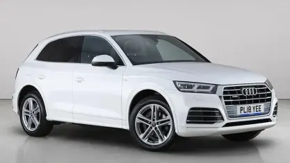 Used Audi Q5 S-Line 190 HP (139 kW) 2018 White SUV