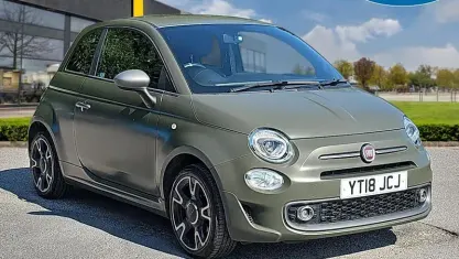 Used Fiat 500 S 69 HP (50 kW) 2018 Green Hatchback