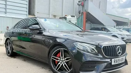Used Mercedes E220 AMG line 194 HP (142 kW) 2019 Black Sedan