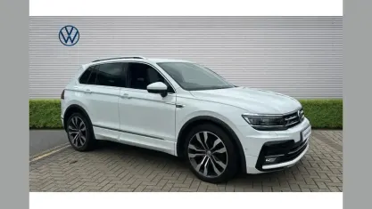 Used VW Tiguan R-line 150 HP (110 kW) 2018 White SUV