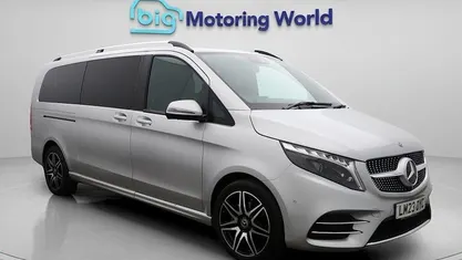Silver Used 2023 Mercedes V300 AMG line MPV | £55,500 (Fair price)