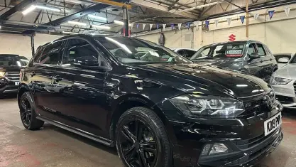 Used VW Polo R-line 95 HP (69 kW) 2019 Black Hatchback