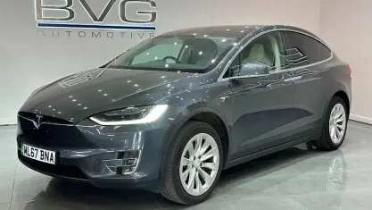 Used Tesla Model X Standard Range 448 kW (610 HP) 2017 Silver SUV