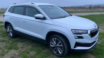 Used Skoda Karoq SE L 116 HP (85 kW) 2023 White SUV