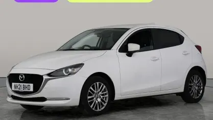 Begagnad Mazda 2 Inclusive 90 HK (66 kW) 2021 Vit Halvkombi