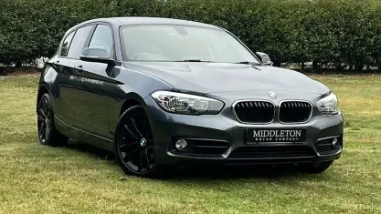 Used BMW 118 Sport Line 136 HP (100 kW) 2017 Grey Hatchback