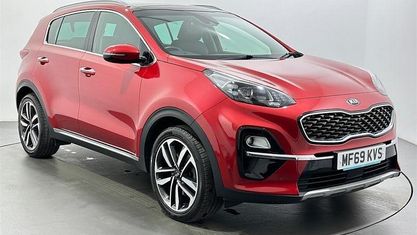 Begagnad Kia Sportage 177 HK (130 kW) 2019 Röd SUV