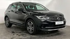 Black Used 2021 VW Tiguan Elegance SUV | £22,695 (Fair price)