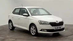 Candy white Used 2021 Skoda Fabia SE Hatchback | £11,900 (Fair price)