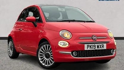 Pink Used 2019 Fiat 500 Lounge Hatchback | £6,782 (Fair price)