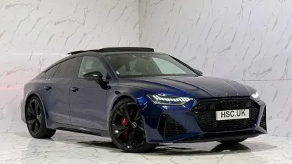 Used Audi RS7 Sportback 600 HP (441 kW) 2021 Blue Hatchback