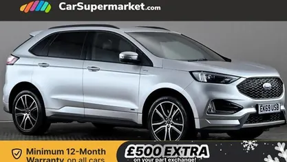 Silver Used 2019 Ford Edge ST-Line SUV | £18,197 (Fair price)
