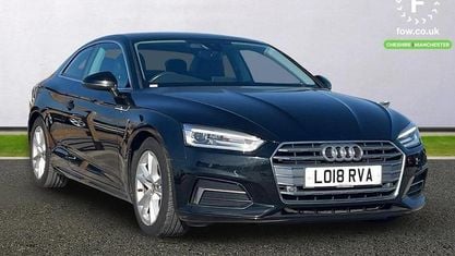 Begagnad Audi A5 Sport 150 HK (110 kW) 2018 Svart Sportkupé