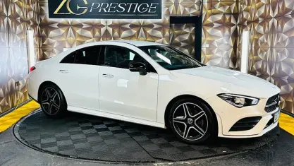 Used Mercedes CLA180 AMG line 136 HP (100 kW) 2022 White Sedan