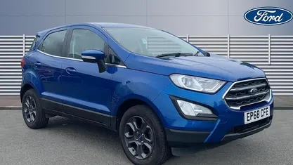 Used Ford Ecosport Zetec 125 HP (91 kW) 2019 Blue SUV