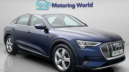 Used Audi e-tron Sportback 300 kW (408 HP) 2021 Blue SUV