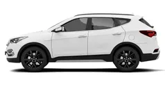 White Used 2016 Hyundai Santa Fe Edition SUV | £15,490 (Fair price)