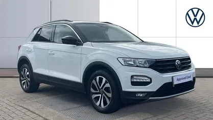 White Used 2021 VW T-Roc Active SUV | £19,552 (Fair price)