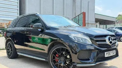 Used Mercedes GLE250 AMG Line Premium 204 HP (150 kW) 2017 Black SUV