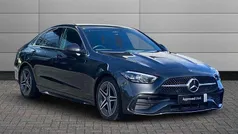 Grey Used 2023 Mercedes C200 AMG line Sedan | £27,895 (Fair price)