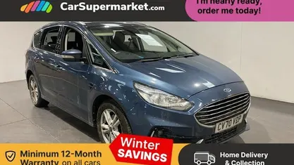 Blue Used 2019 Ford S-MAX Titanium MPV | £18,697 (Fair price)