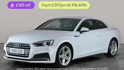White Used 2018 Audi A5 S-Line Coupe | £14,718 (Fair price)