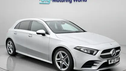 Used Mercedes A200 AMG line 163 HP (119 kW) 2020 Silver Hatchback
