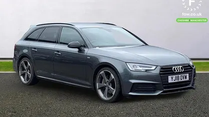 Used Audi A4 Black Edition 190 HP (139 kW) 2017 Grey Estate