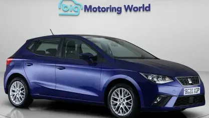 Used Seat Ibiza SE Technology 95 HP (69 kW) 2020 Blue Hatchback