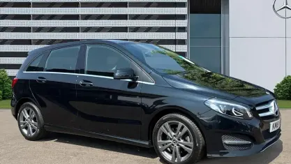Used Mercedes B200 Exclusive 156 HP (114 kW) 2018 Black Hatchback