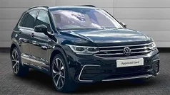 Black Used 2022 VW Tiguan R-line SUV | £27,395 (Fair price)