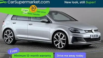 Usado VW Golf VII GTD 184 CV (135 kW) 2019 Plateado Utilitario