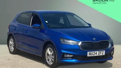 Used Skoda Fabia SE L 116 HP (85 kW) 2024 Blue Hatchback