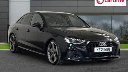 Used Audi A4 Black Edition 204 HP (150 kW) 2021 Black Sedan