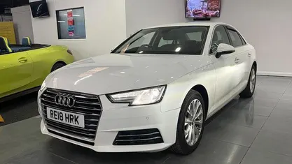 Used Audi A4 Design 150 HP (110 kW) 2018 White Sedan
