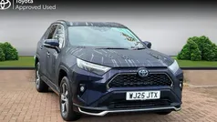 Obsidian blue Used 2025 Toyota RAV4 Hybrid Design SUV | £36,990 (Fair price)