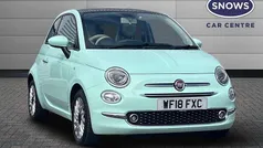 Green Used 2018 Fiat 500 Lounge Hatchback | £6,316 (Fair price)