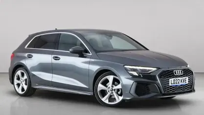 Used Audi A3 Sportback S-Line 150 HP (110 kW) 2022 Grey Hatchback