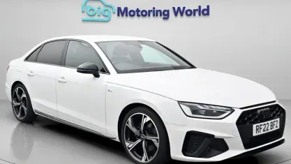 Used Audi A4 Black Edition 150 HP (110 kW) 2022 White Sedan