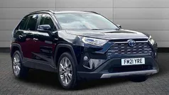 Black Used 2021 Toyota RAV4 Hybrid SUV | £27,495 (Fair price)