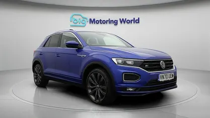 Used VW T-Roc R-line 150 HP (110 kW) 2020 Blue SUV